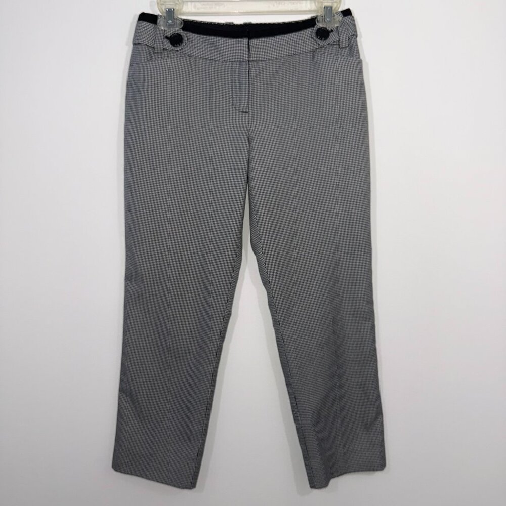 The Limited Cassidy Fit Houndstooth Ankle Pant Size 0
